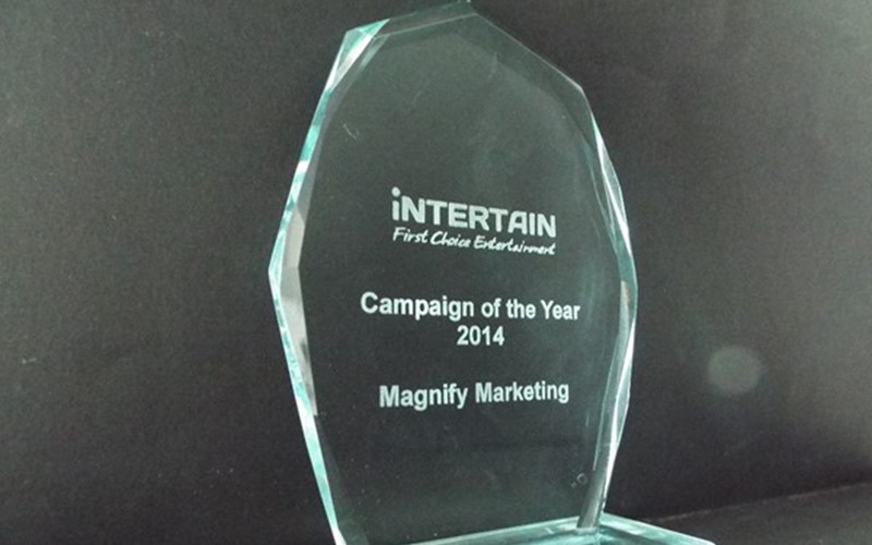 Magnify awarded ‘Campaign of the Year 2014’ by iNTERTAIN