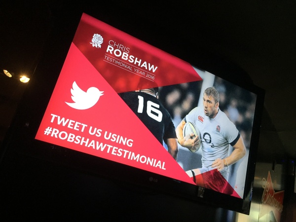 Chris Robshaw at Rileys Haymarket